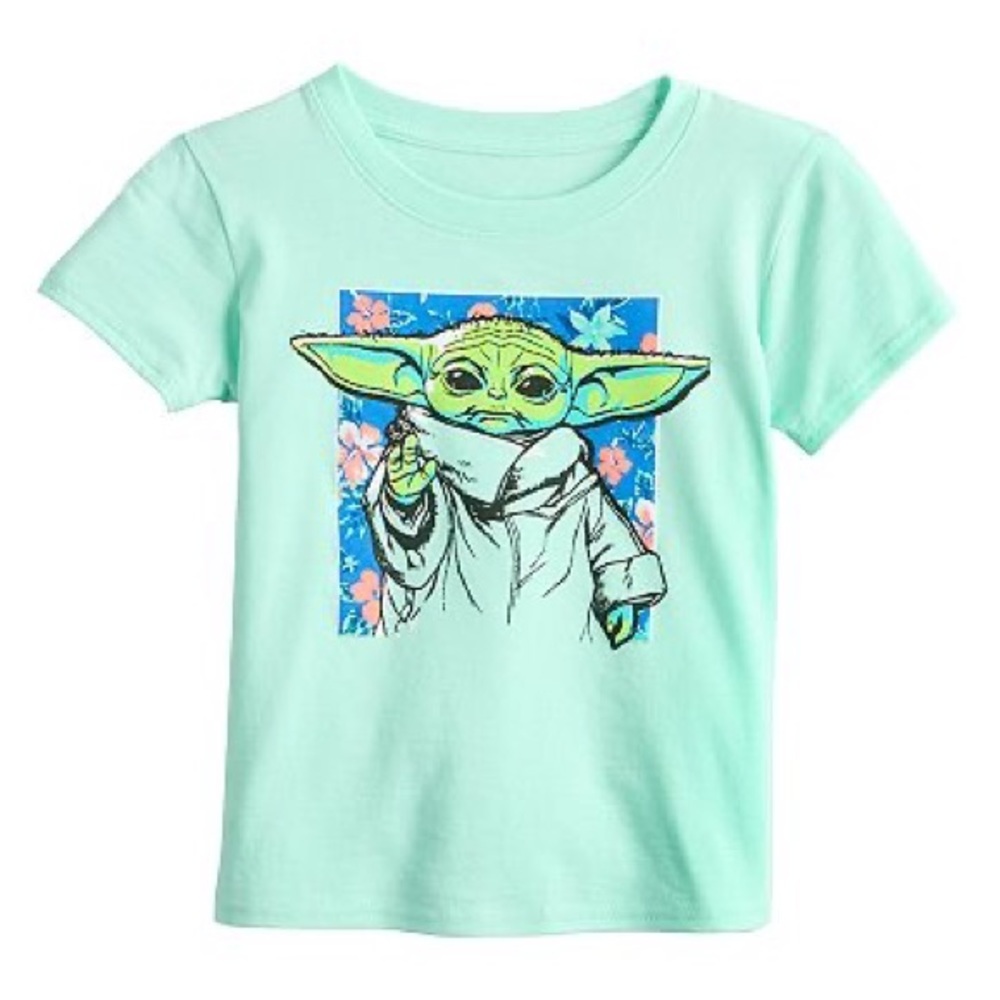 Girl Baby Mandalorian Grogu Baby Yoda Shirt